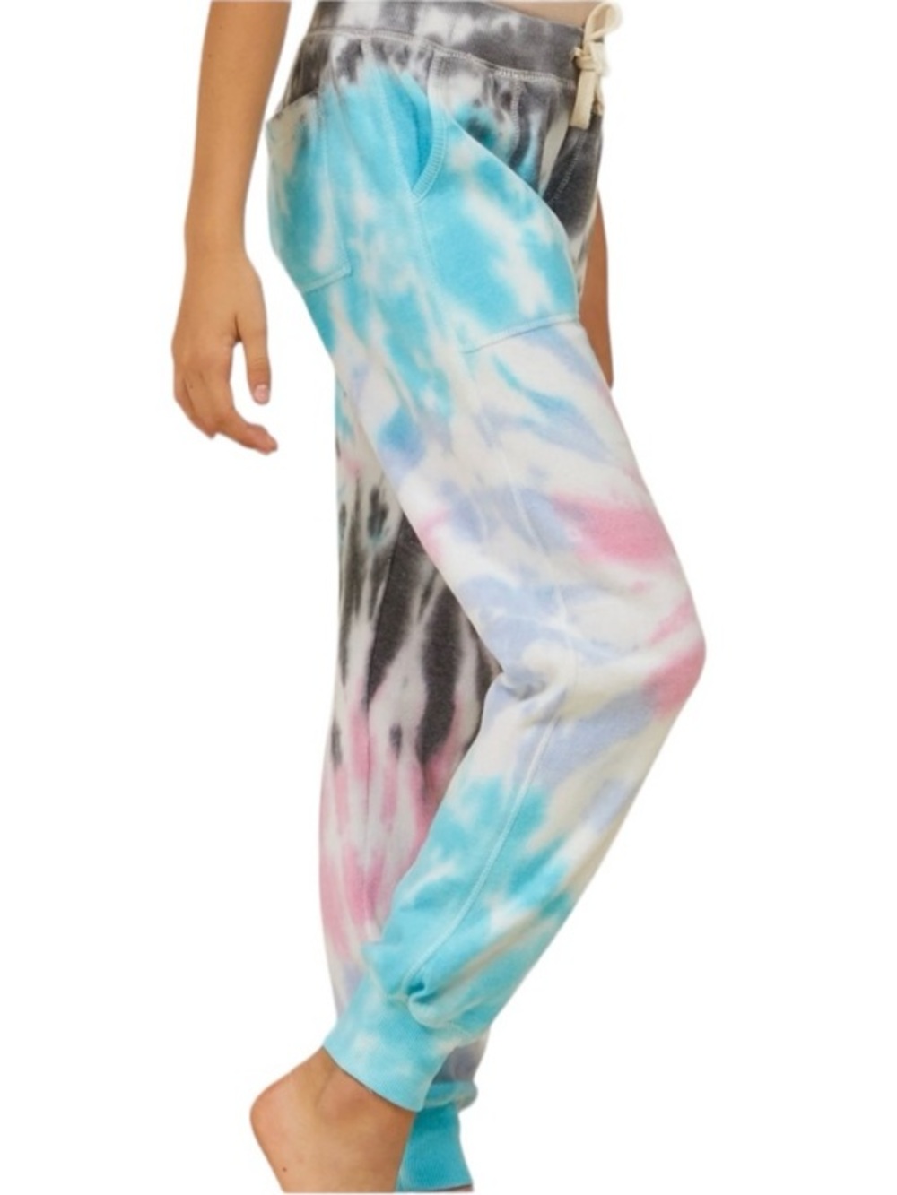 Vintage Havana Women's Tie Dye Joggers Size L Multicolor Casual Pants